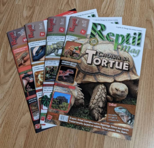 exemplaires du magazine Reptilmag