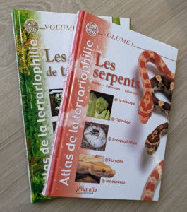 livres atlas terrariophilie sur serpents et plantes